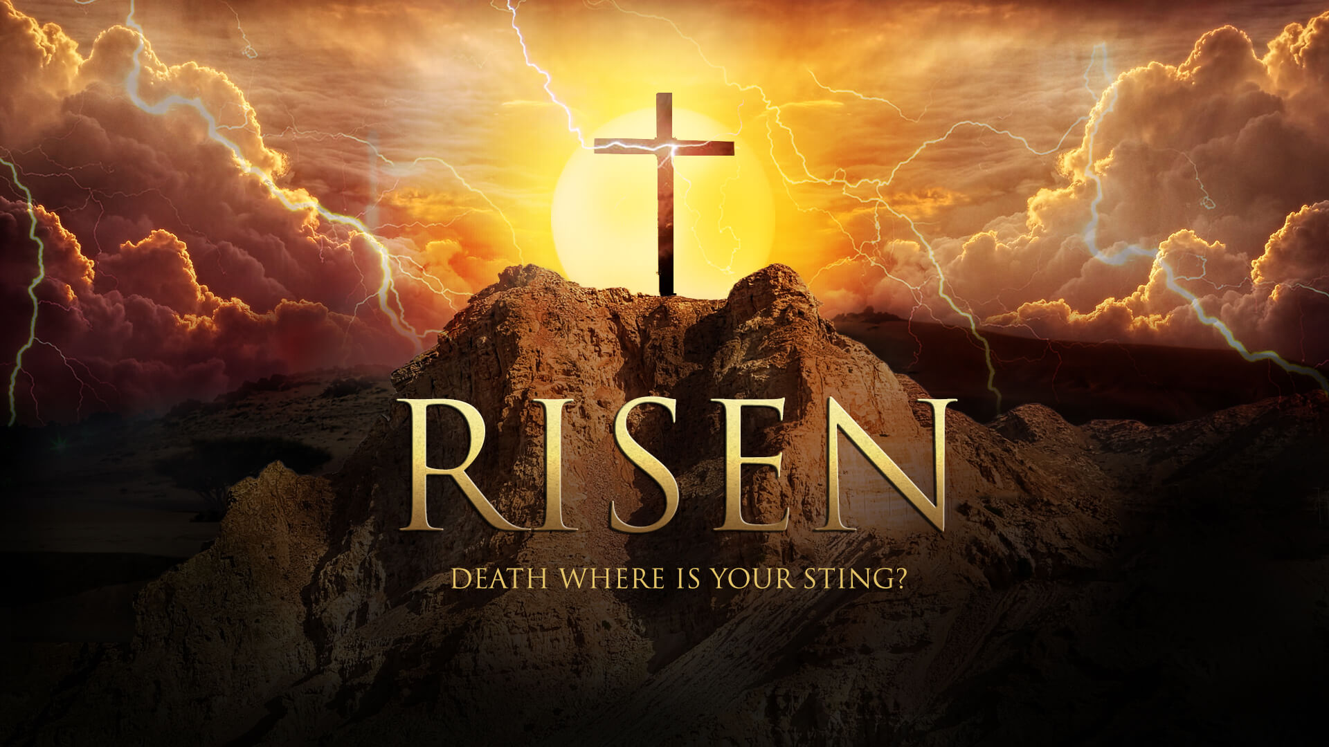 Happy Easter Jesus Resurrection Risen Hd Wallpaper Desktop 