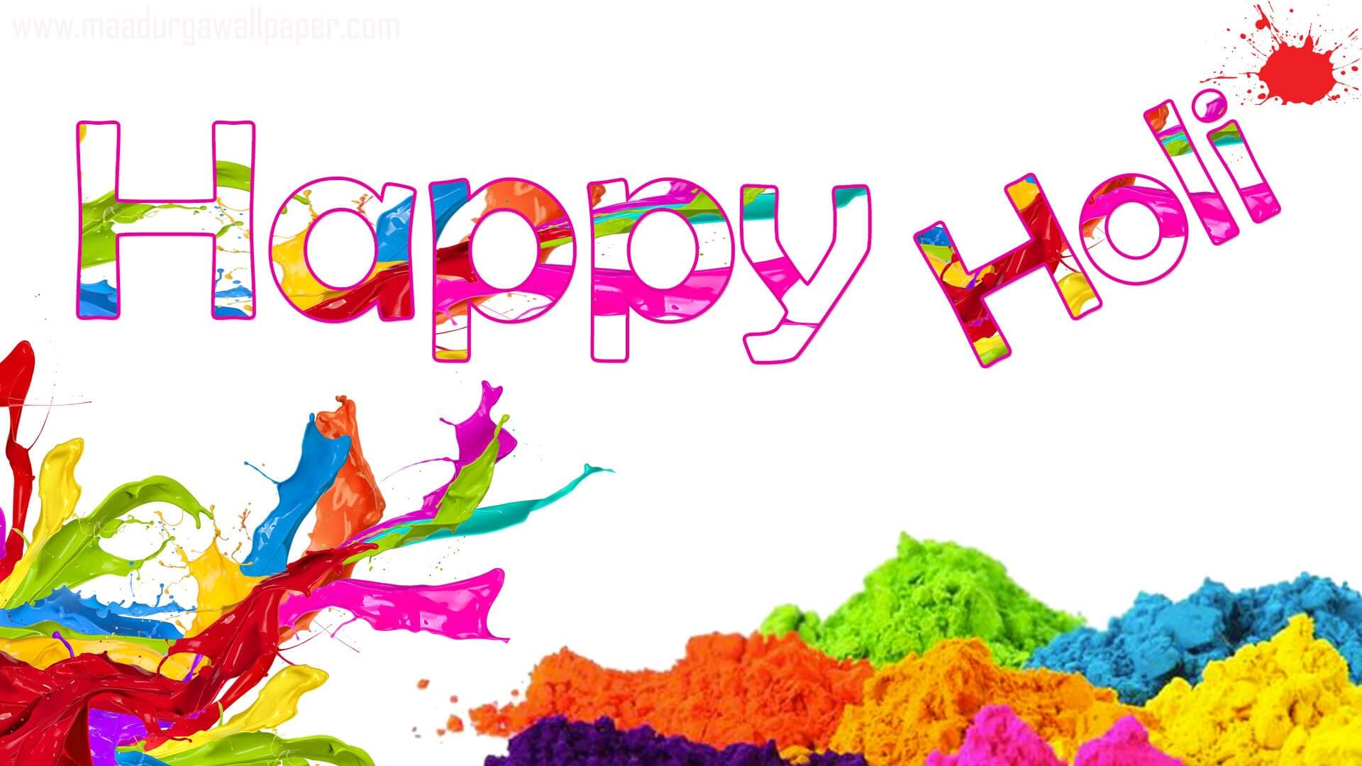 Happy Holi 3d Wallpaper Background Hd