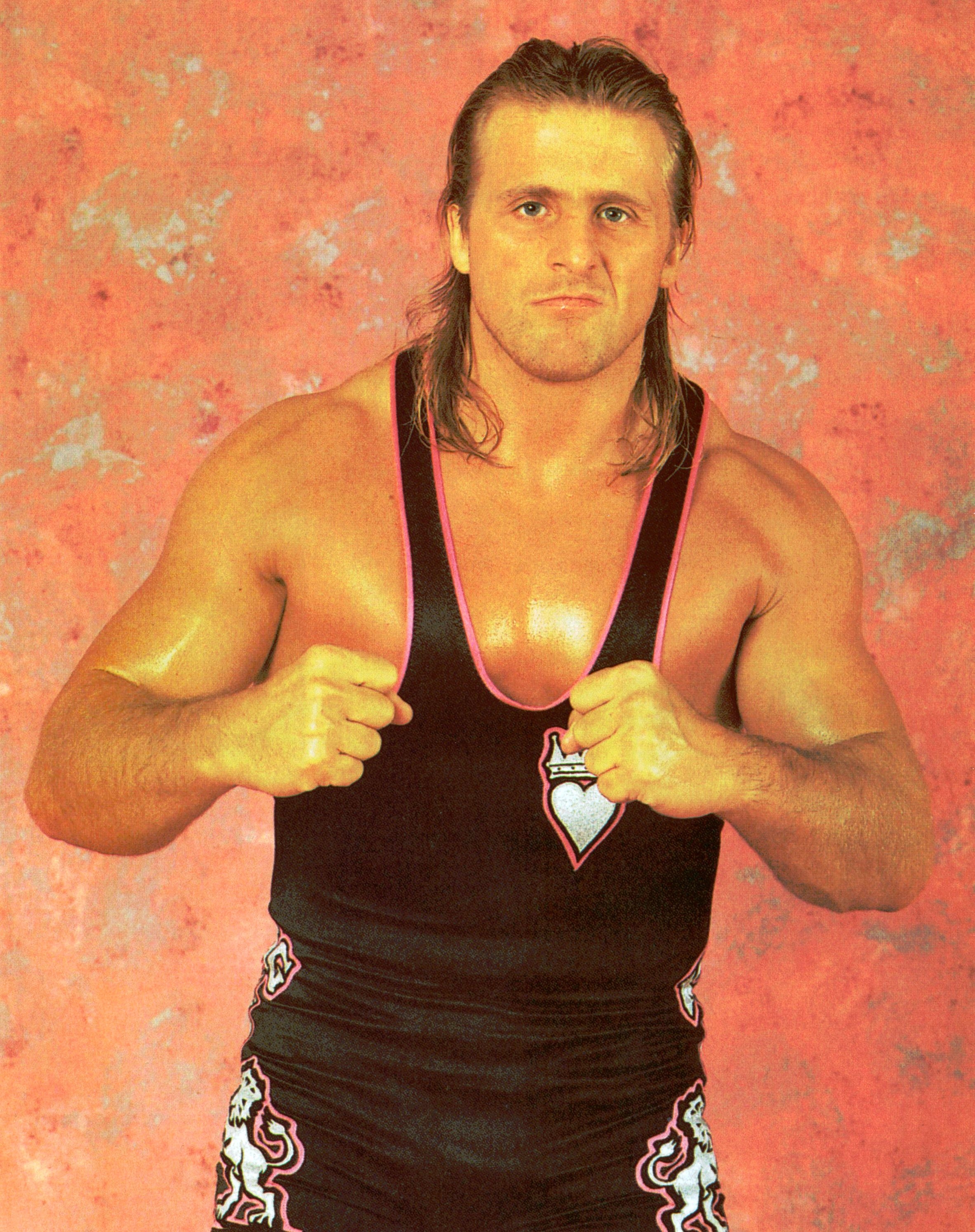 Owen Hart In Fighting Pose