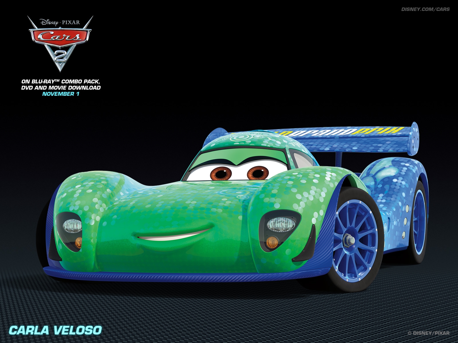 Carla Veloso Disney Pixar Cars 2 Free Hd Wallpaper 1600 10