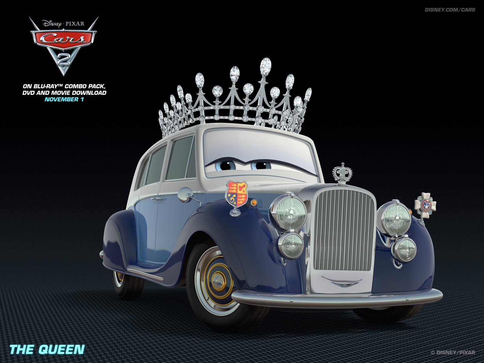 Queen Disney Pixar Cars 2 Free Hd Wallpaper 1600 10