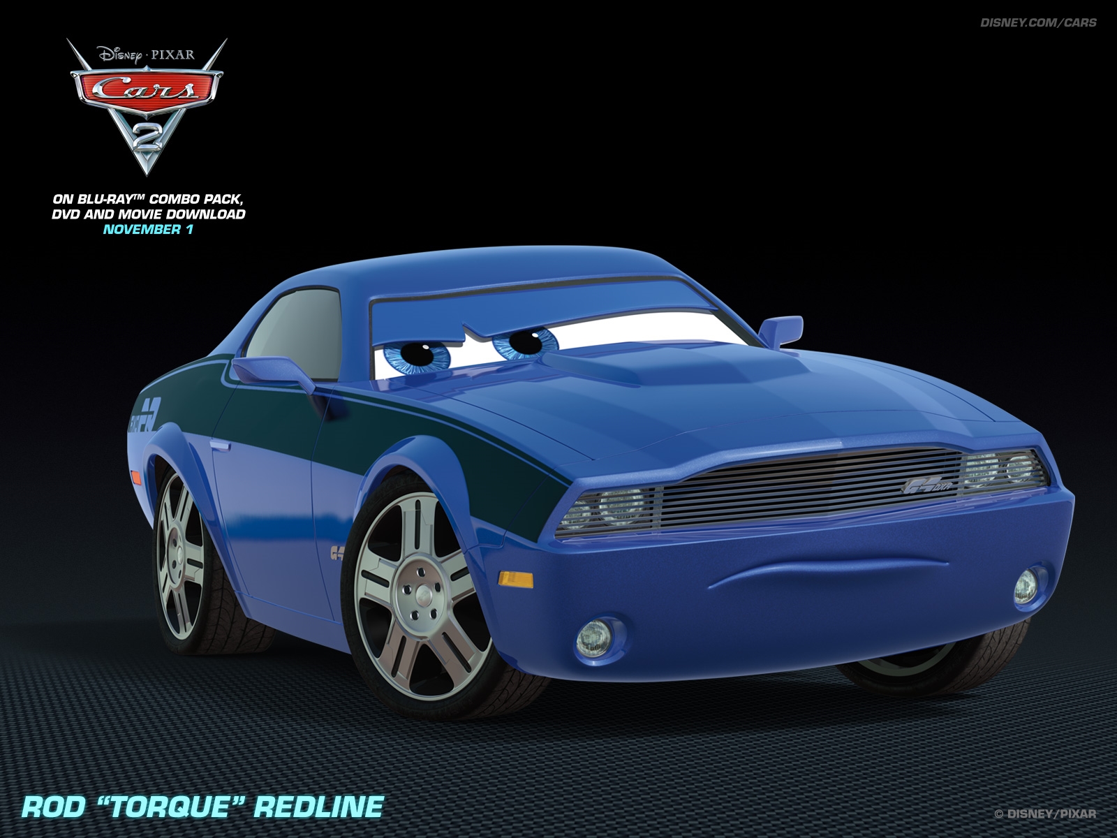 Rod Torque Redline Disney Pixar Cars 2 Free Hd Wallpaper 1600 10