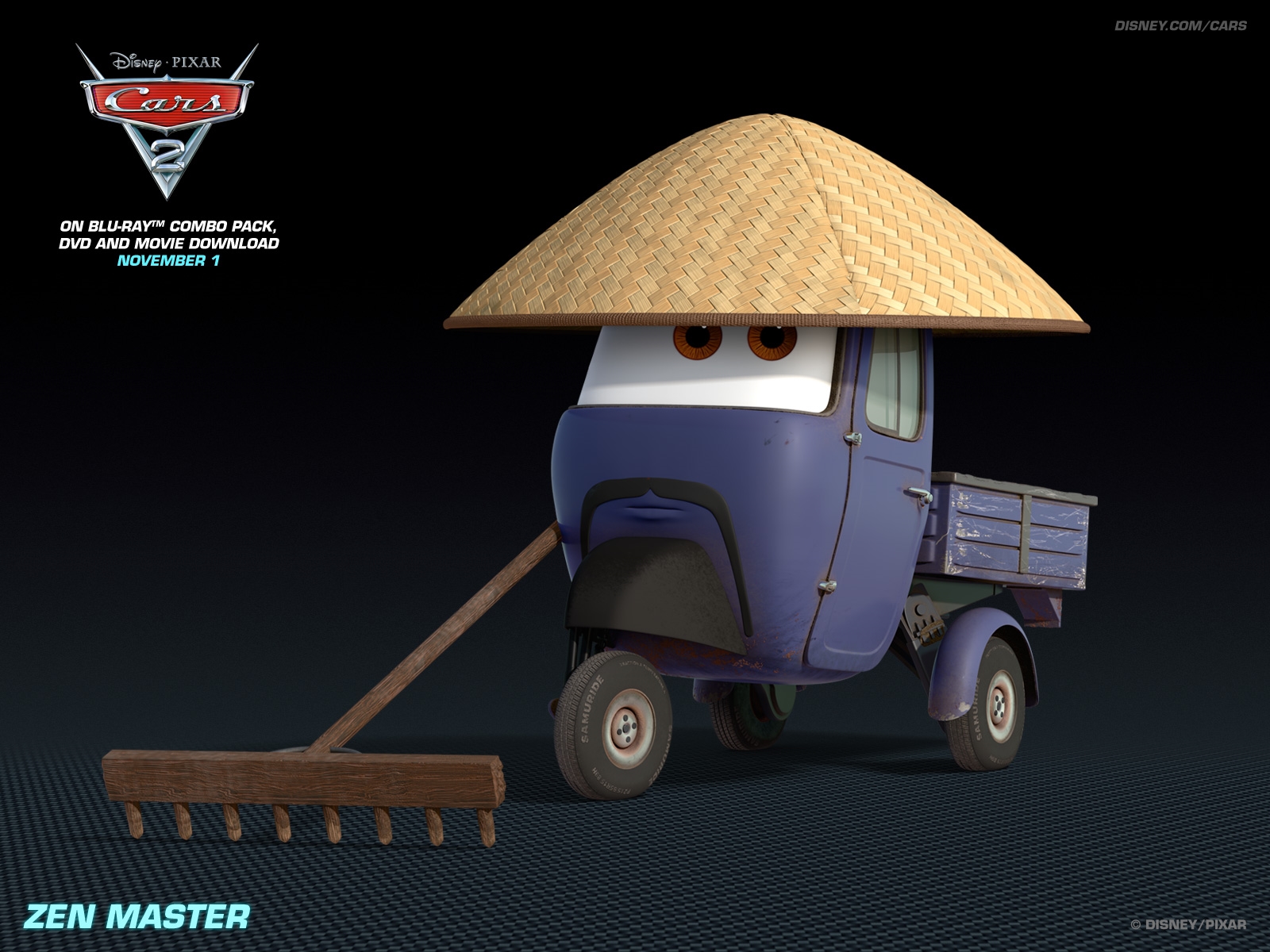 Zen Master Disney Pixar Cars 2 Free Hd Wallpaper 1600 10