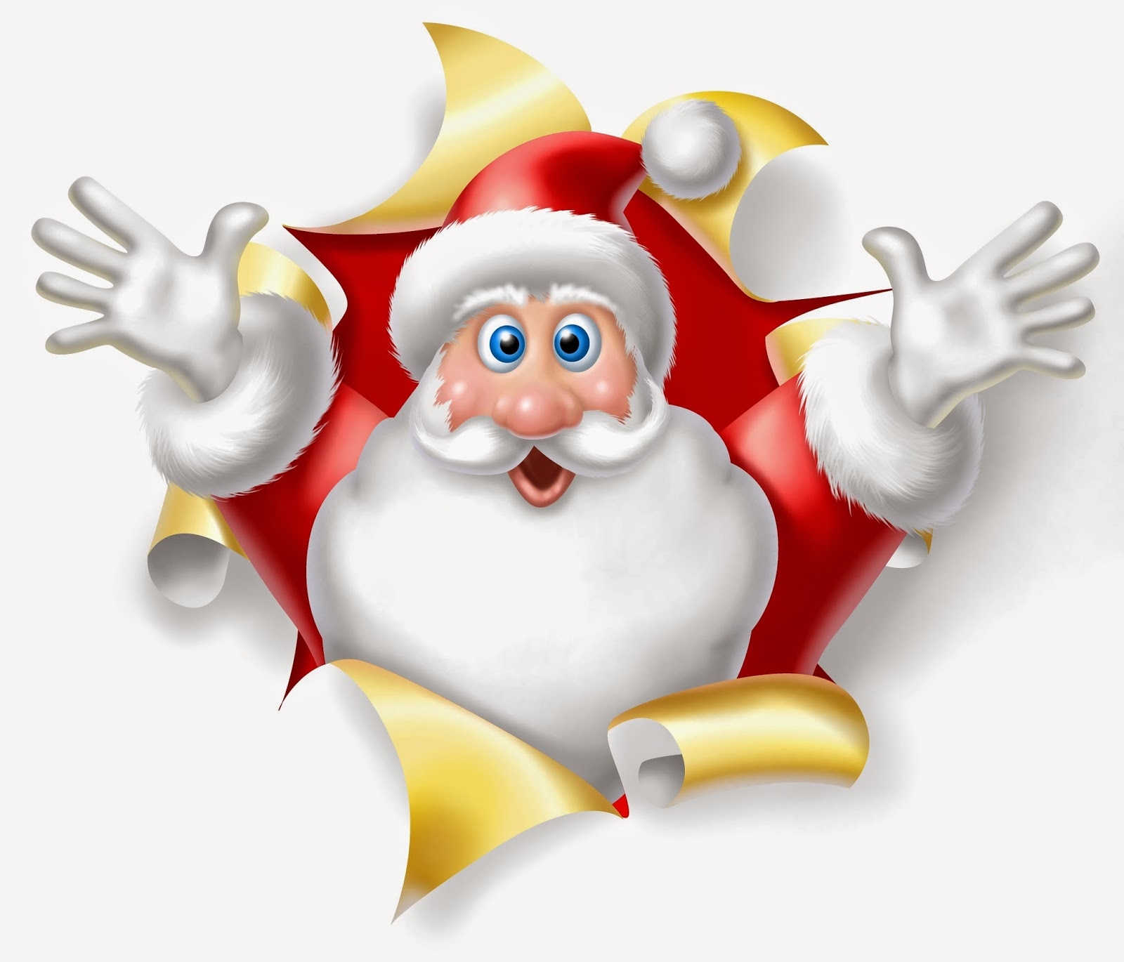 Funny Santa Cartoon Wallpaper Free