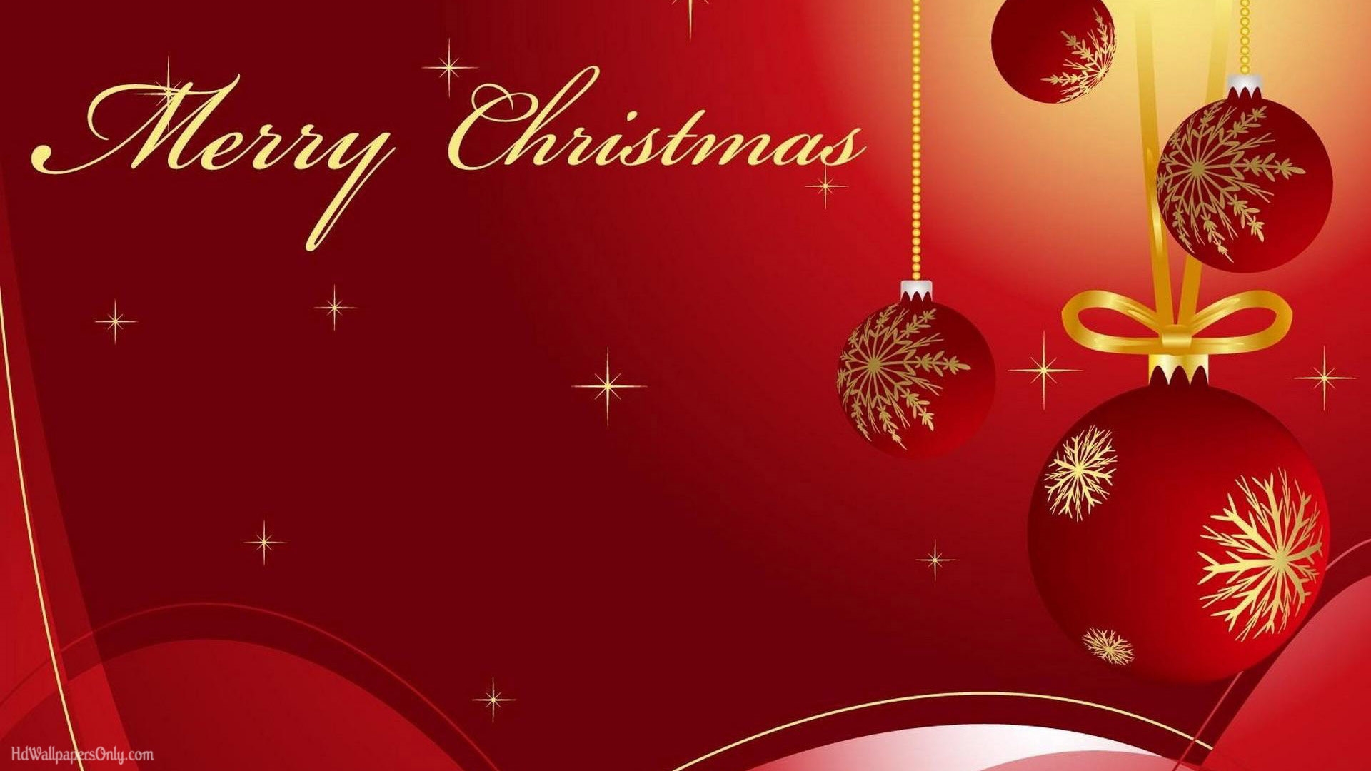 Happy Merry Christmas Wallpaper