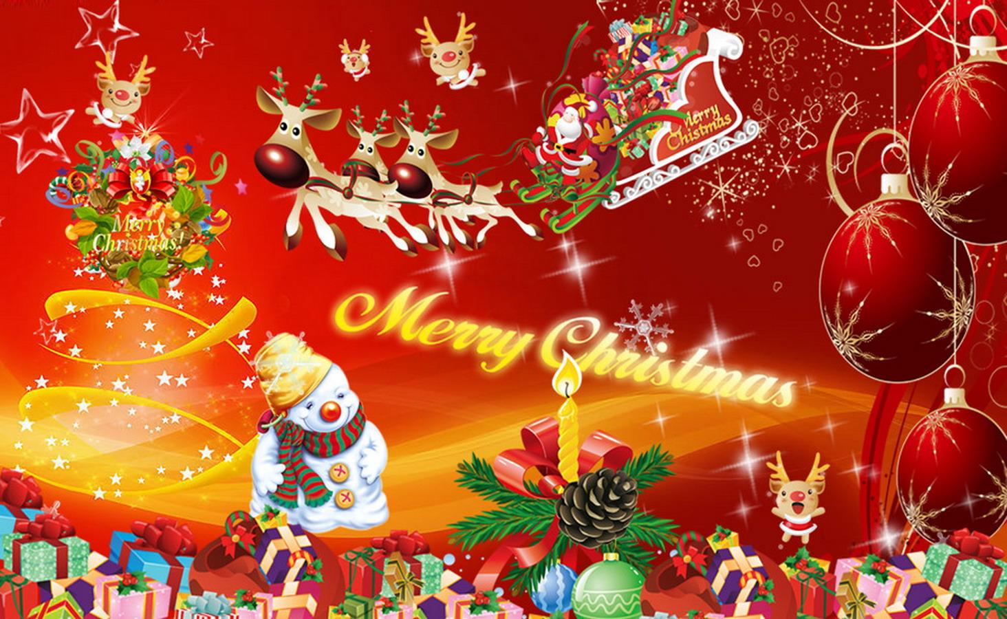 Animated High Resolution Christmas Desktop Wallpaper