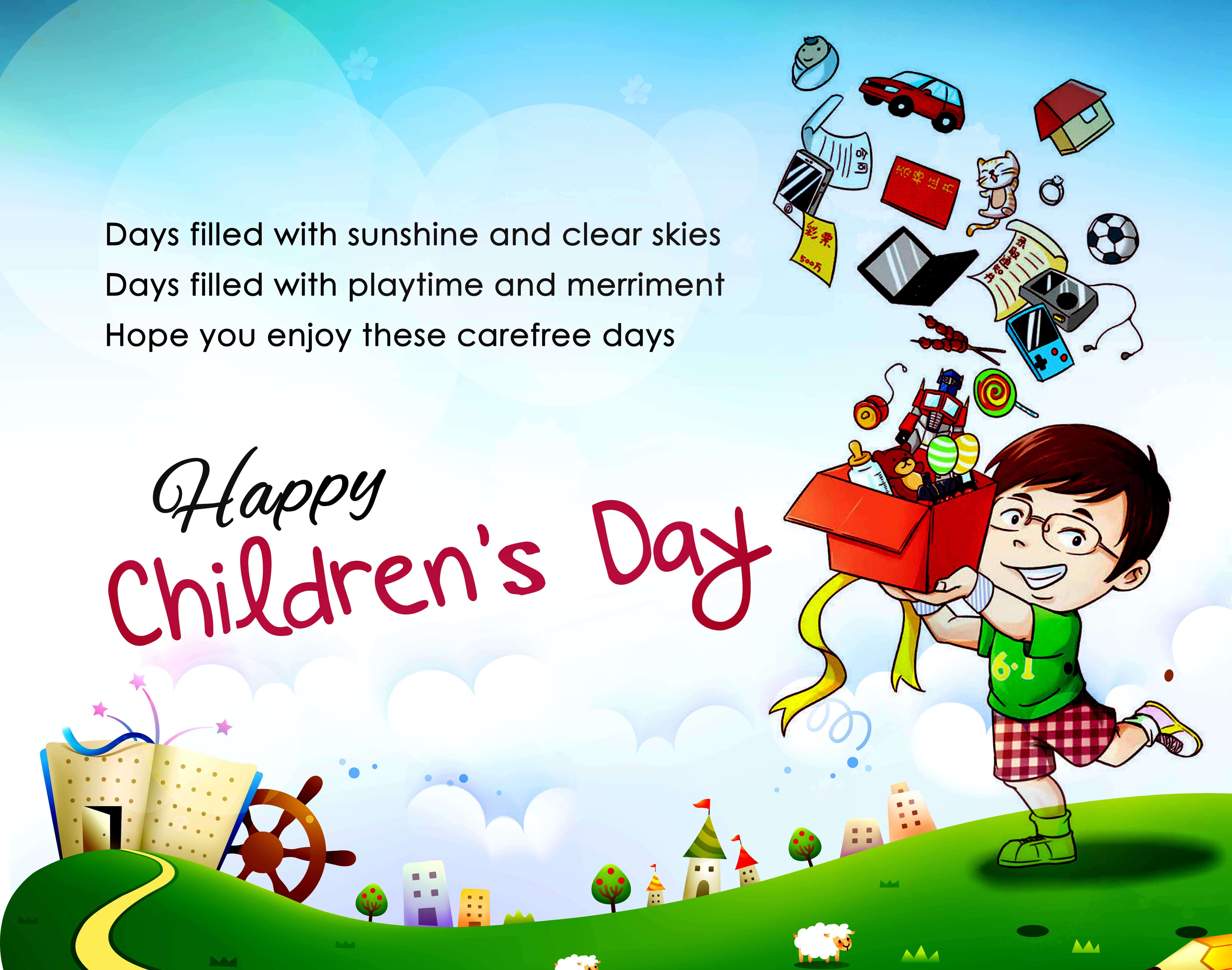 Happy Childrens Day Quotes Image