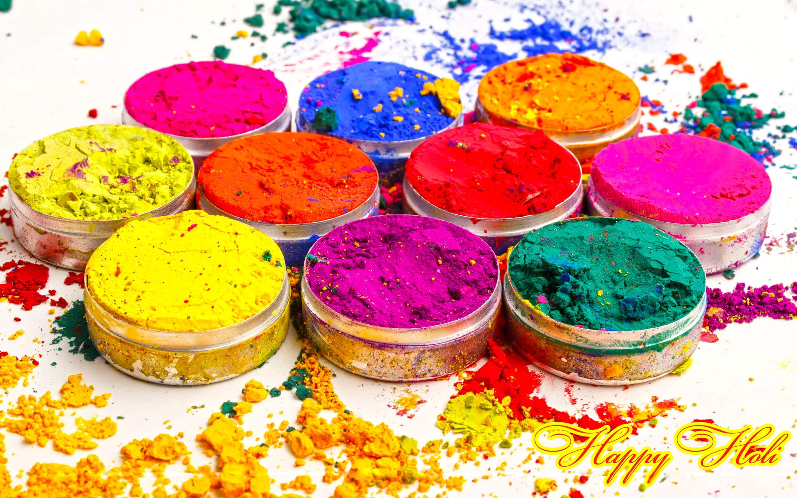 Happy Holi Festival Wishes Greetings Hd 3d Wallpaper