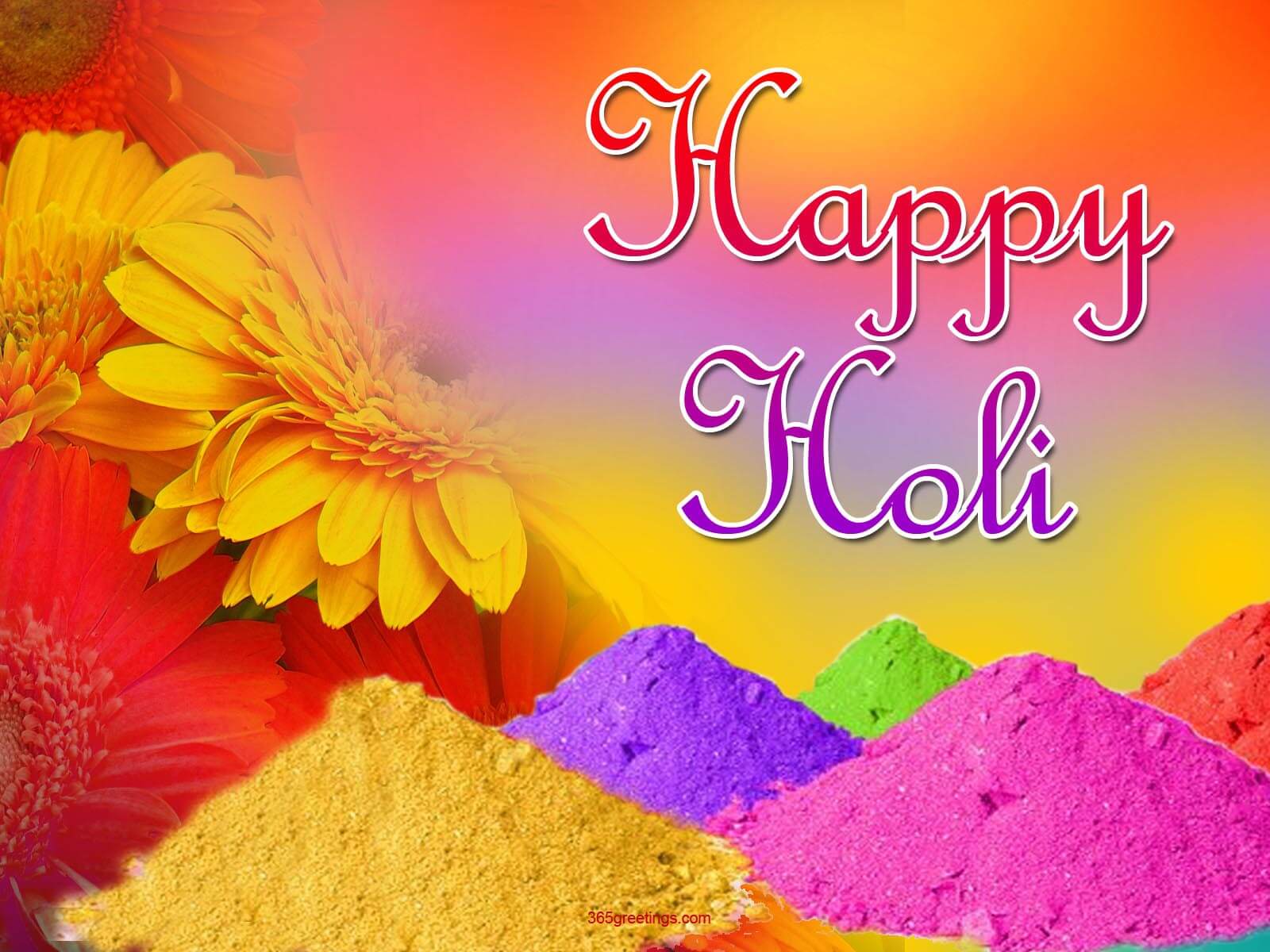 Happy Holi Greetings Wishes Hd 3d Wallpaper