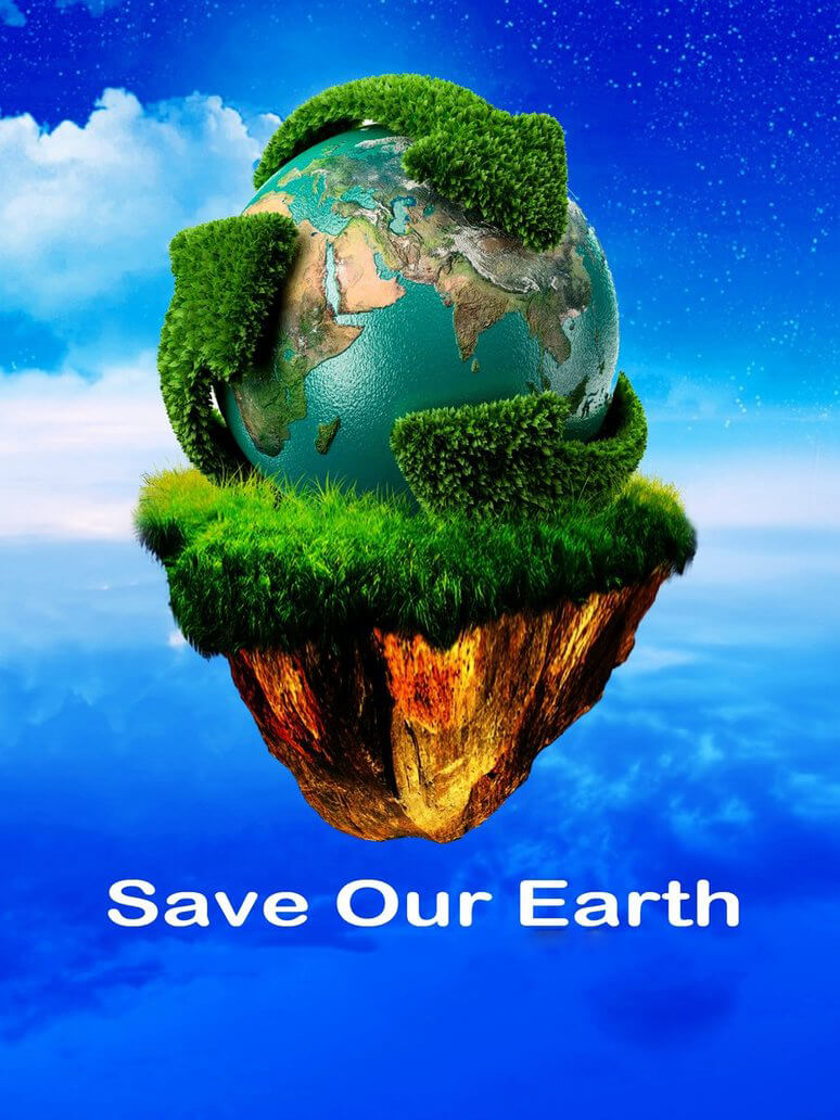 Happy Save Our Earth  Day Green Hd  Wallpaper 