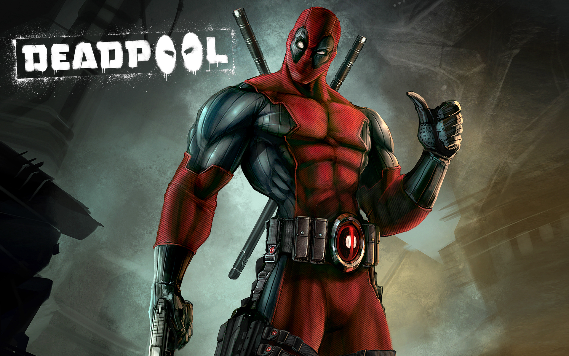 Deadpool Marvel Comics Super Hero Avenger Background Hd ...